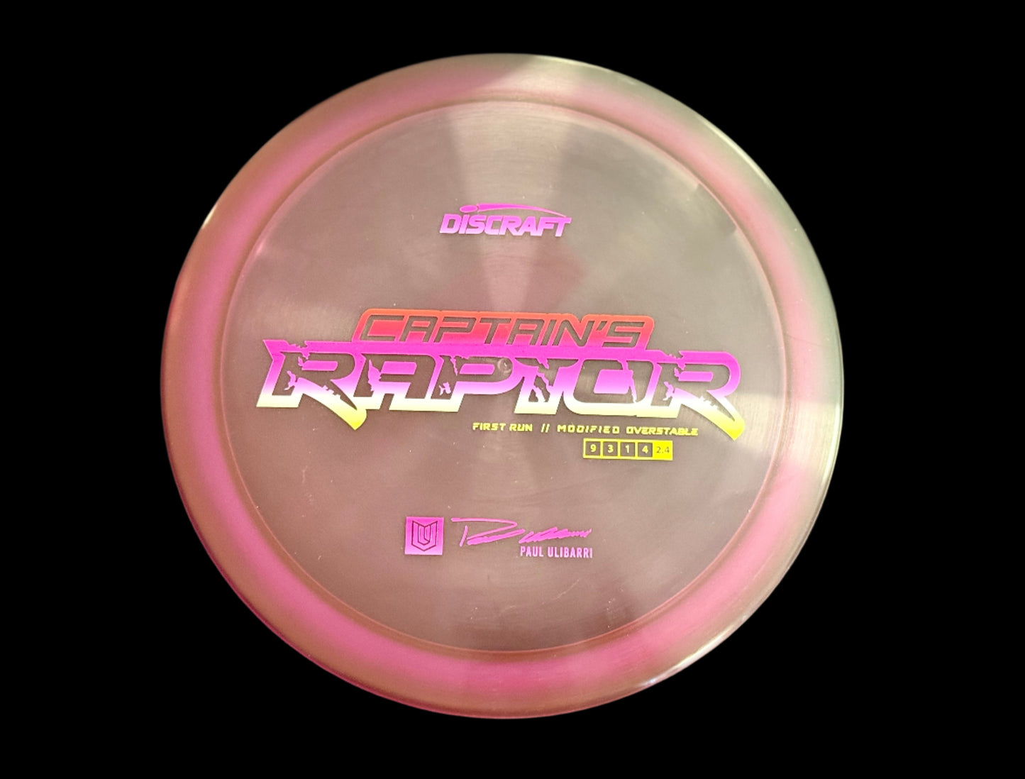 Z First Run Captain's Raptor