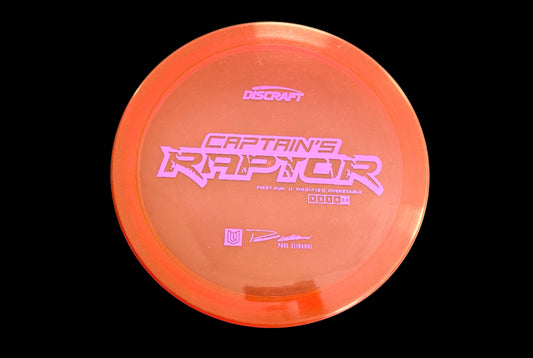 Z First Run Captain's Raptor
