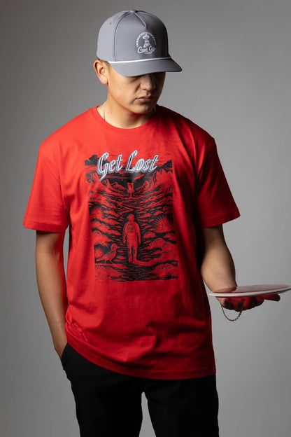 Red "Plains" Tee