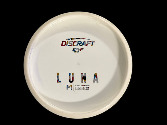 Used Paul McBeth White ESP Luna Bottom Stamp